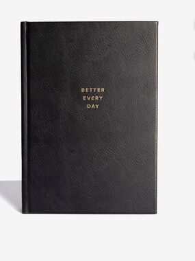 Better Every Day Black Hardcover Journal